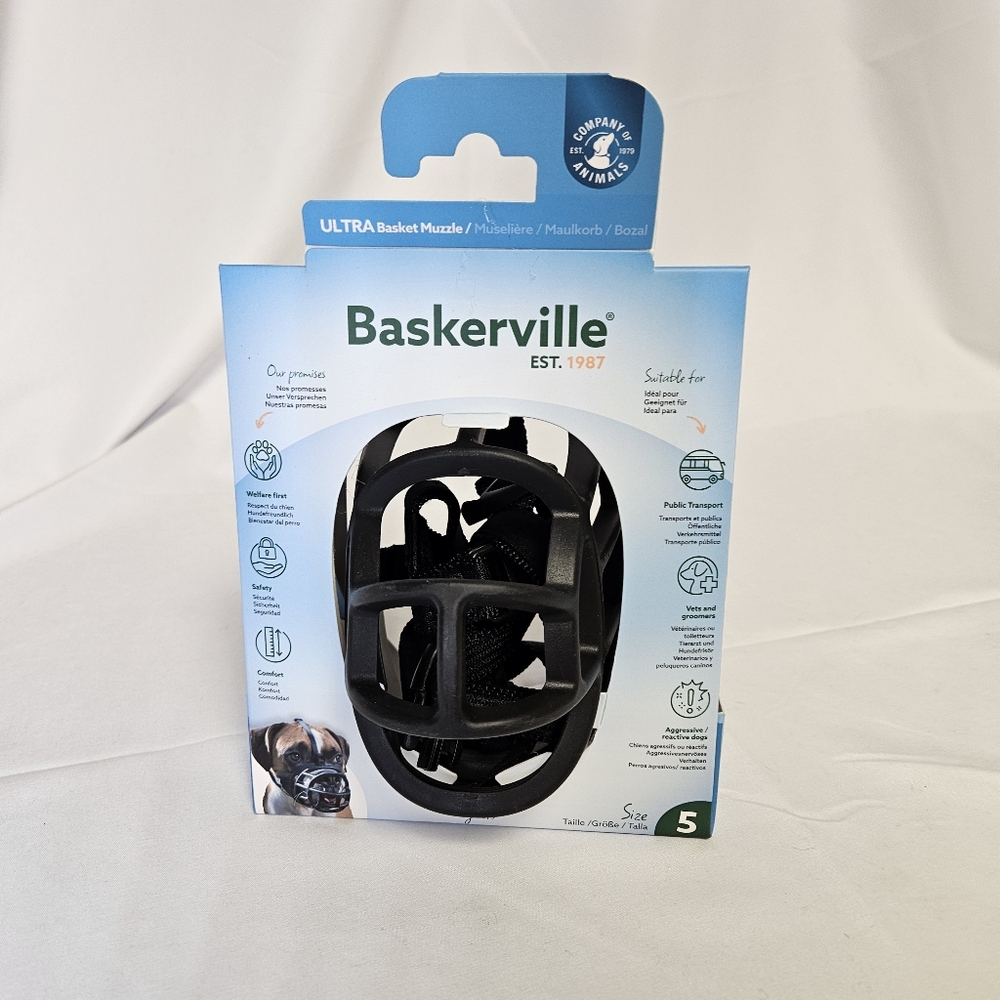 Baskerville Ultra Basket‎ Muzzle New